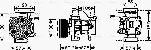 Ava Quality Cooling MZAK208 - Kompresor, klima-Uređaj www.molydon.hr