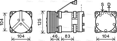 Ava Quality Cooling NHAK011 - Kompresor, klima-Uređaj www.molydon.hr