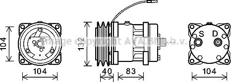 Ava Quality Cooling NHK013 - Kompresor, klima-Uređaj www.molydon.hr