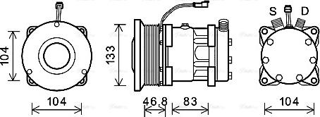 Ava Quality Cooling NHAK017 - Kompresor, klima-Uređaj www.molydon.hr