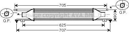 Ava Quality Cooling OL 4420 - Intercooler, hladnjak www.molydon.hr