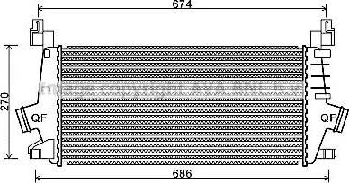 Ava Quality Cooling OL 4548 - Intercooler, hladnjak www.molydon.hr