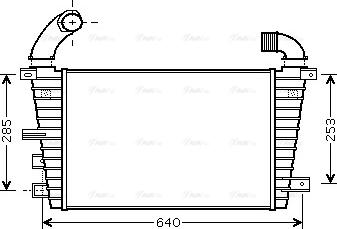 Ava Quality Cooling OL4585 - Intercooler, hladnjak www.molydon.hr