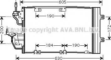 Ava Quality Cooling OL 5454 - Kondenzator, klima-Uređaj www.molydon.hr