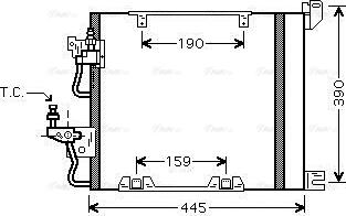 Ava Quality Cooling OL5368D - Kondenzator, klima-Uređaj www.molydon.hr