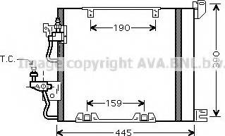 Ava Quality Cooling OL 5368 - Kondenzator, klima-Uređaj www.molydon.hr