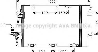 Ava Quality Cooling OL 5384 - Kondenzator, klima-Uređaj www.molydon.hr