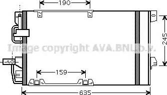 Ava Quality Cooling OL5326D - Kondenzator, klima-Uređaj www.molydon.hr