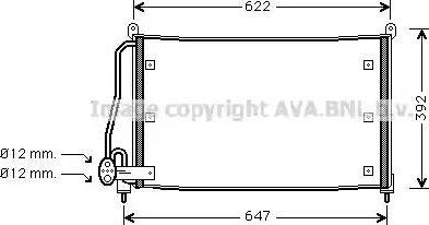 Ava Quality Cooling OL 5295 - Kondenzator, klima-Uređaj www.molydon.hr