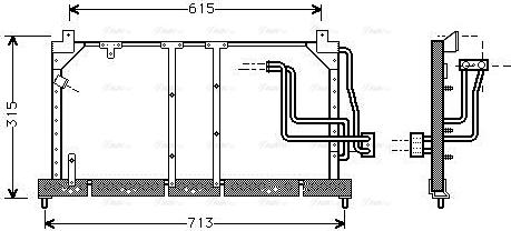 Ava Quality Cooling OL 5224 - Kondenzator, klima-Uređaj www.molydon.hr