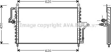 Ava Quality Cooling OL 5223 - Kondenzator, klima-Uređaj www.molydon.hr