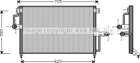 Ava Quality Cooling OL 5227 - Kondenzator, klima-Uređaj www.molydon.hr