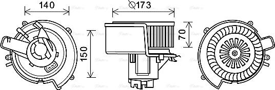 Ava Quality Cooling OL8639 - Ventilator kabine/unutrasnjeg prostora www.molydon.hr