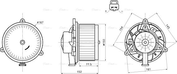 Ava Quality Cooling OL8752 - Ventilator kabine/unutrasnjeg prostora www.molydon.hr