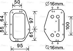 Ava Quality Cooling OL3684 - Uljni hladnjak, ulje za motor www.molydon.hr