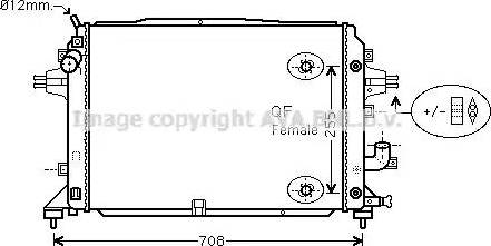 Ava Quality Cooling OL 2460 - Hladnjak, hladjenje motora www.molydon.hr