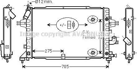 Ava Quality Cooling OL 2467 - Hladnjak, hladjenje motora www.molydon.hr