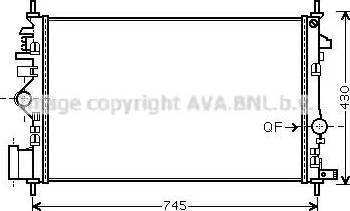 Ava Quality Cooling OL 2474 - Hladnjak, hladjenje motora www.molydon.hr