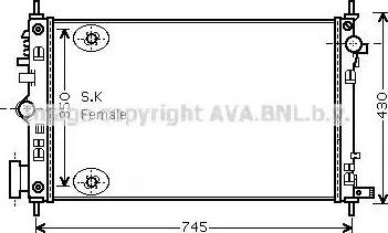 Ava Quality Cooling OL 2470 - Hladnjak, hladjenje motora www.molydon.hr