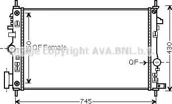 Ava Quality Cooling OL 2473 - Hladnjak, hladjenje motora www.molydon.hr