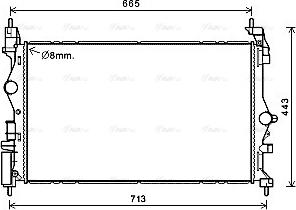 Ava Quality Cooling OL2682 - Hladnjak, hladjenje motora www.molydon.hr