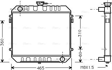 Ava Quality Cooling OL 2027 - Hladnjak, hladjenje motora www.molydon.hr