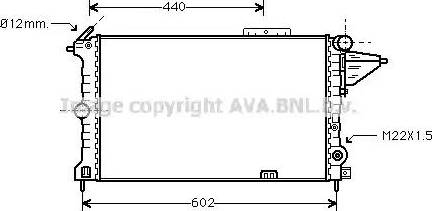 Ava Quality Cooling OL 2119 - Hladnjak, hladjenje motora www.molydon.hr