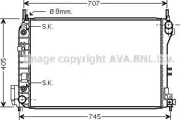 Ava Quality Cooling OL 2341 - Hladnjak, hladjenje motora www.molydon.hr