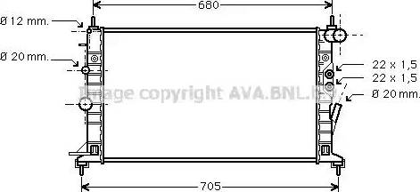 Ava Quality Cooling OL 2359 - Hladnjak, hladjenje motora www.molydon.hr