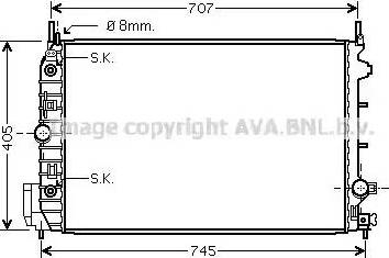 Ava Quality Cooling OL 2388 - Hladnjak, hladjenje motora www.molydon.hr