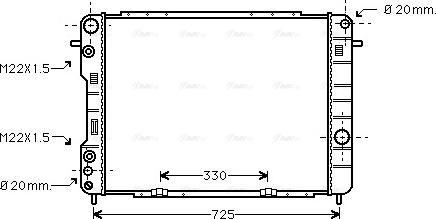 Ava Quality Cooling OL 2249 - Hladnjak, hladjenje motora www.molydon.hr