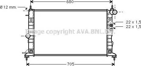 Ava Quality Cooling OL 2244 - Hladnjak, hladjenje motora www.molydon.hr