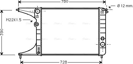 Ava Quality Cooling OL 2245 - Hladnjak, hladjenje motora www.molydon.hr