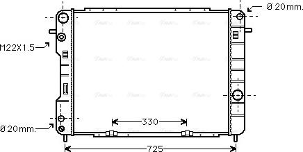 Ava Quality Cooling OL 2246 - Hladnjak, hladjenje motora www.molydon.hr