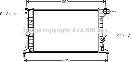 Ava Quality Cooling OL 2242 - Hladnjak, hladjenje motora www.molydon.hr