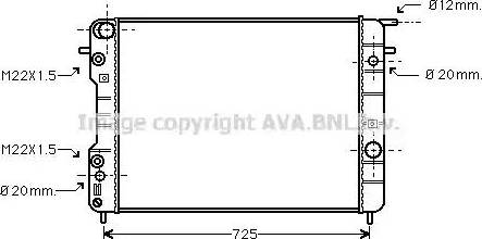 Ava Quality Cooling OL 2247 - Hladnjak, hladjenje motora www.molydon.hr