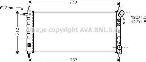 Ava Quality Cooling OL 2263 - Hladnjak, hladjenje motora www.molydon.hr