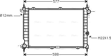 Ava Quality Cooling OL 2207 - Hladnjak, hladjenje motora www.molydon.hr