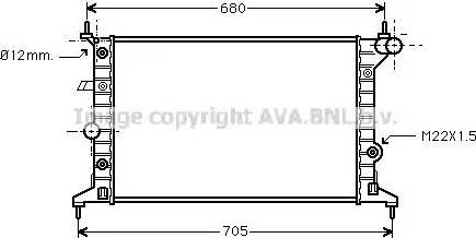 Ava Quality Cooling OL 2219 - Hladnjak, hladjenje motora www.molydon.hr