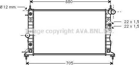 Ava Quality Cooling OL 2220 - Hladnjak, hladjenje motora www.molydon.hr