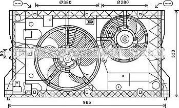 Ava Quality Cooling OL7588 - Ventilator, hladjenje motora www.molydon.hr