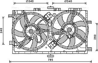 Ava Quality Cooling OL7641 - Ventilator, hladjenje motora www.molydon.hr