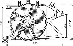 Ava Quality Cooling OL7672 - Ventilator, hladjenje motora www.molydon.hr