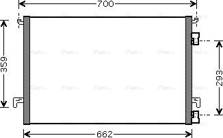 Ava Quality Cooling OLA5457 - Kondenzator, klima-Uređaj www.molydon.hr