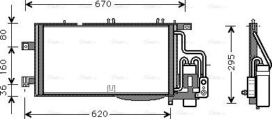 Ava Quality Cooling OLA5310D - Kondenzator, klima-Uređaj www.molydon.hr