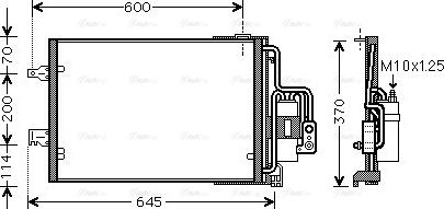 Ava Quality Cooling OLA5385D - Kondenzator, klima-Uređaj www.molydon.hr