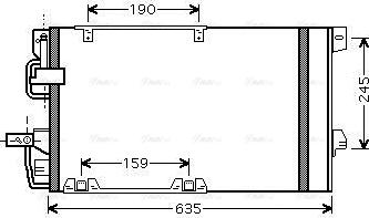 Ava Quality Cooling OLA5326D - Kondenzator, klima-Uređaj www.molydon.hr