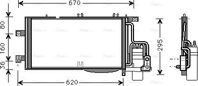 Ava Quality Cooling OLA5370D - Kondenzator, klima-Uređaj www.molydon.hr