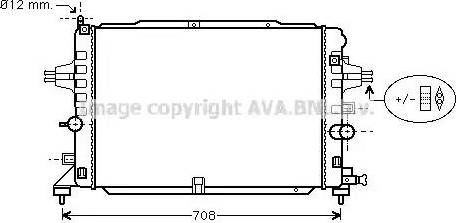 Ava Quality Cooling OLA2490 - Hladnjak, hladjenje motora www.molydon.hr