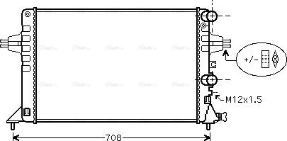 Ava Quality Cooling OLA2444 - Hladnjak, hladjenje motora www.molydon.hr